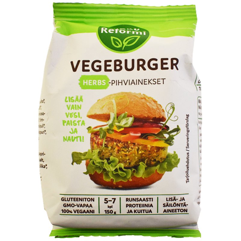 Luomu Yrttiset Kasvispihviainekset 150g - 75% alennus