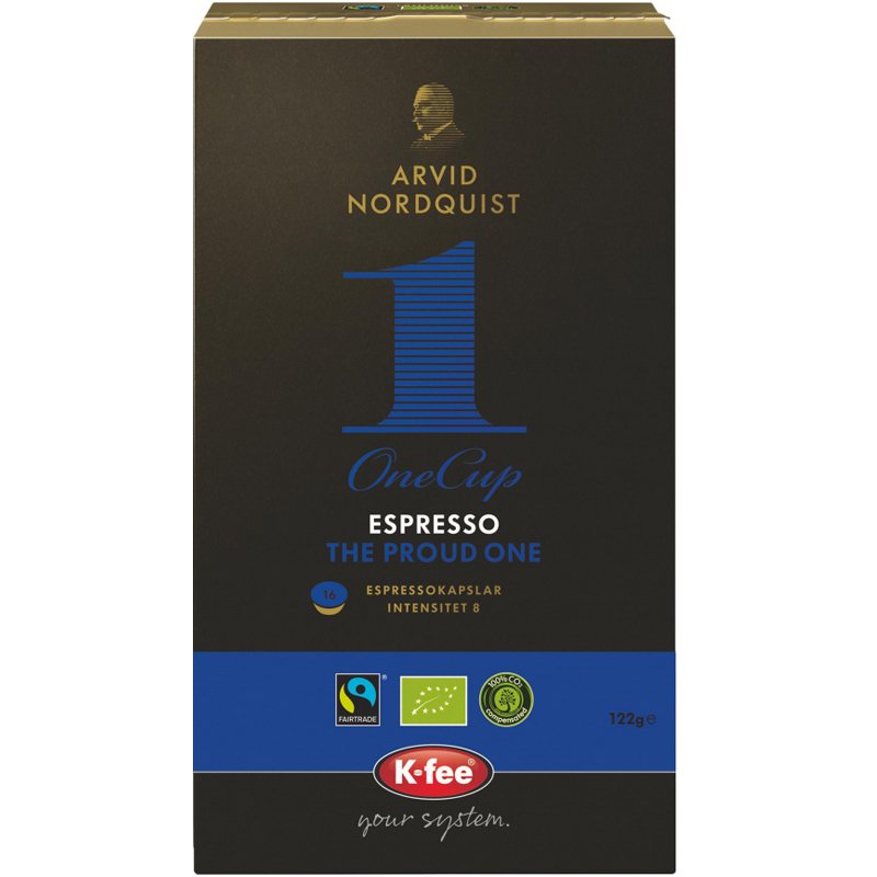 Kahvikapselit "The Proud One" 16 kpl - 33% alennus