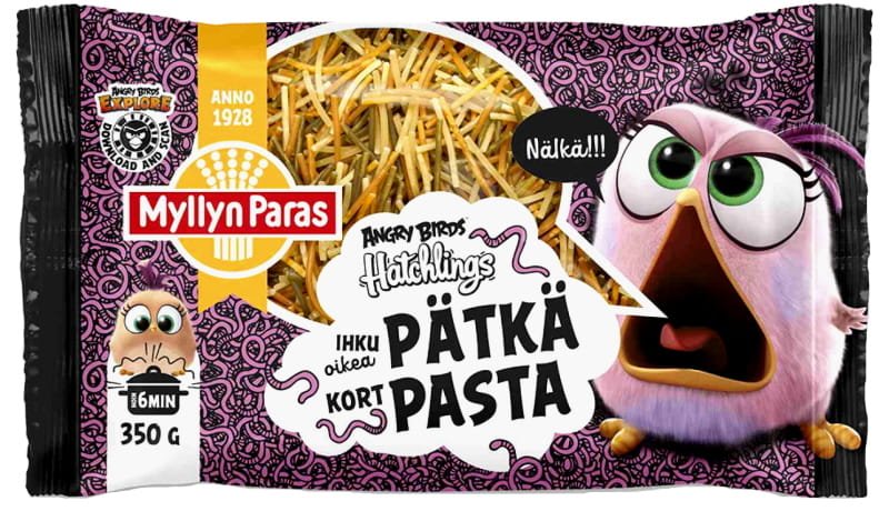 Angry Birds Pätkäpasta - 27% alennus