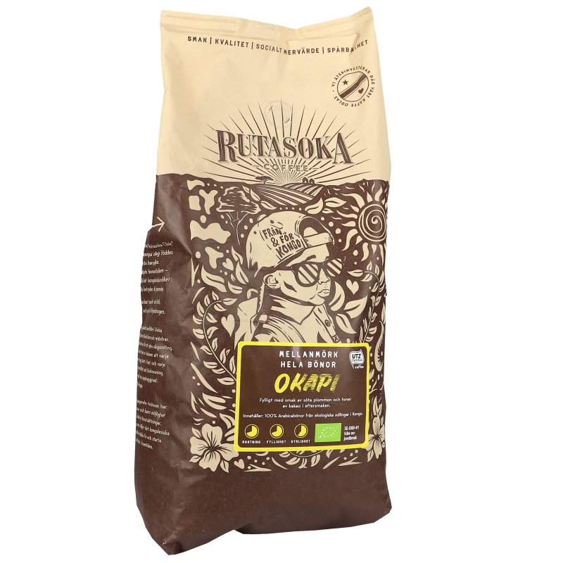 Luomu Keskitumma Kahvipavut - 33% alennus