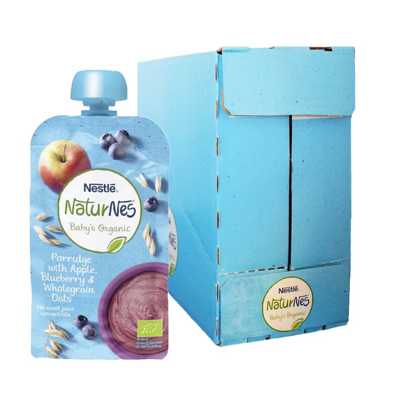 Lastenpuuro Omena & Mustikka 6kpl - 23% alennus