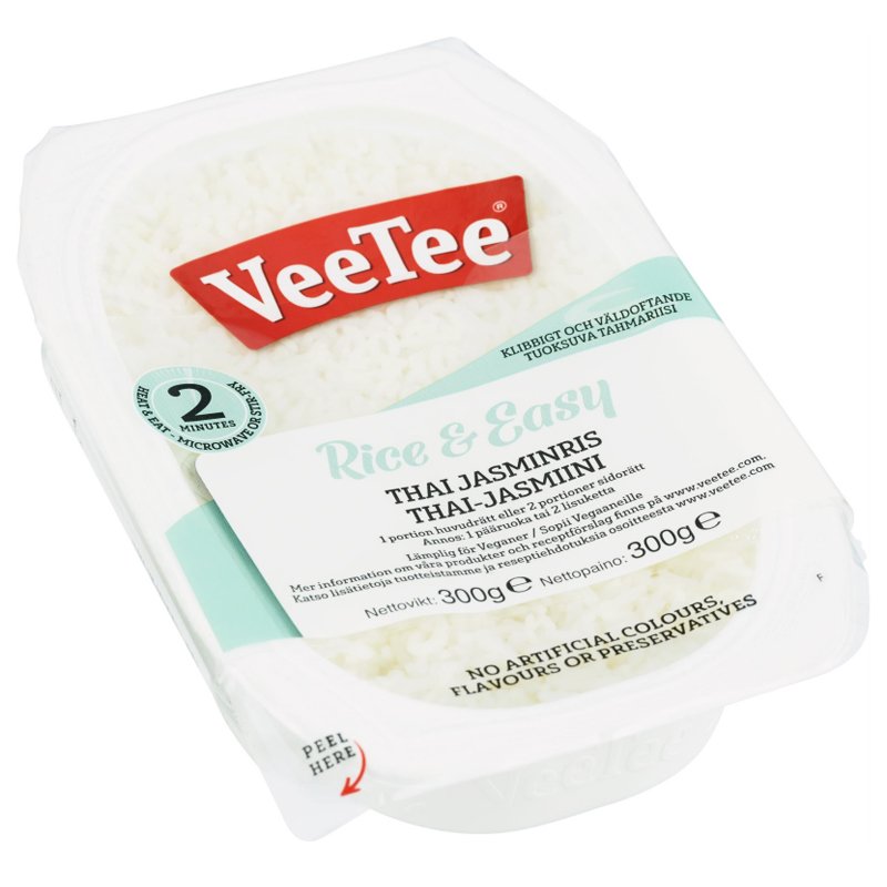 Höyrytetty Thai-Jasmiiniriisi 300g - 32% alennus