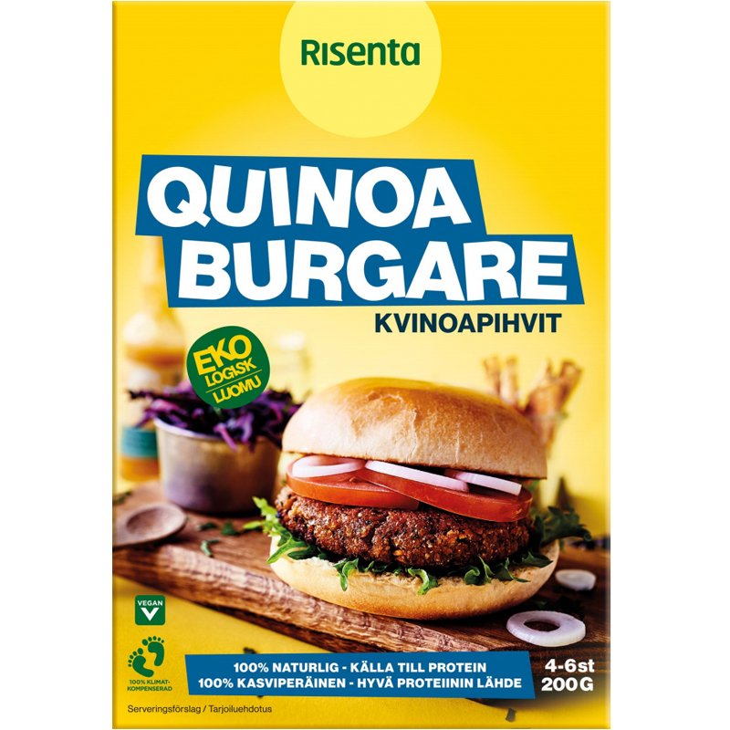Luomu Kvinoapihviainekset 200g - 45% alennus
