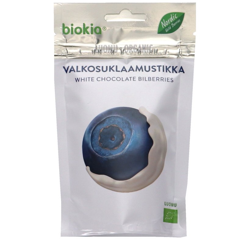 Luomu Valkosuklaamustikka - 35% alennus