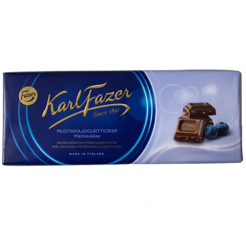 Mustikkajogurtticrisp Suklaalevy 200g - 42% alennus