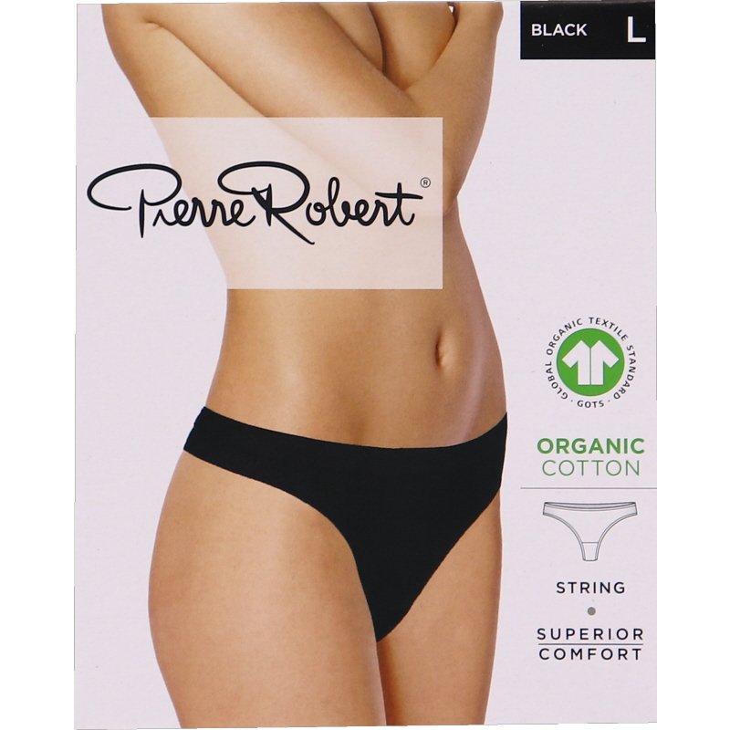 Cotton String Alushousut Musta Koko L - 77% alennus