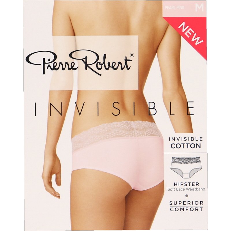 Invisible Hipster Lace Alushousut Vaaleanpunainen Koko M - 77% alennus