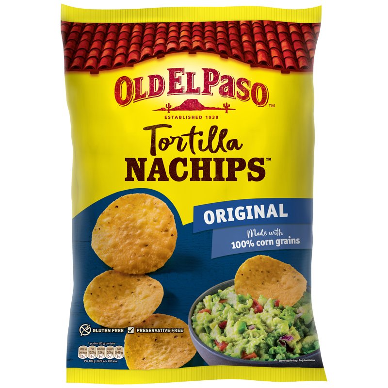 Tortillasipsit Crunchy Nachips - 46% alennus