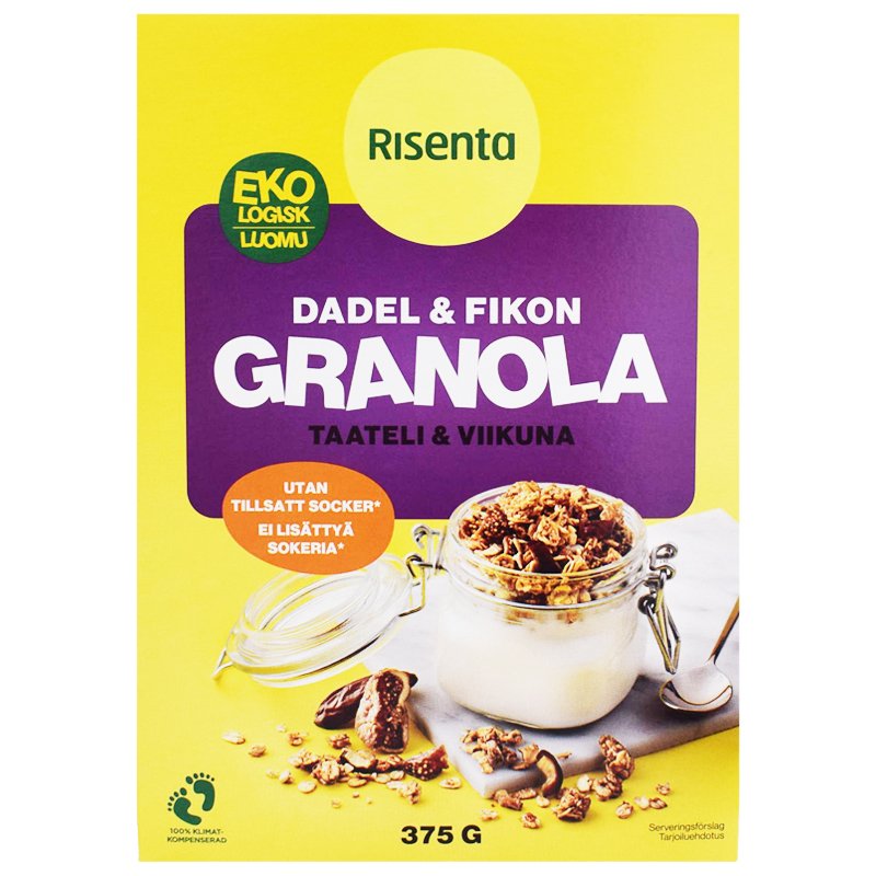 Granola Taateli & Viikuna - 28% alennus