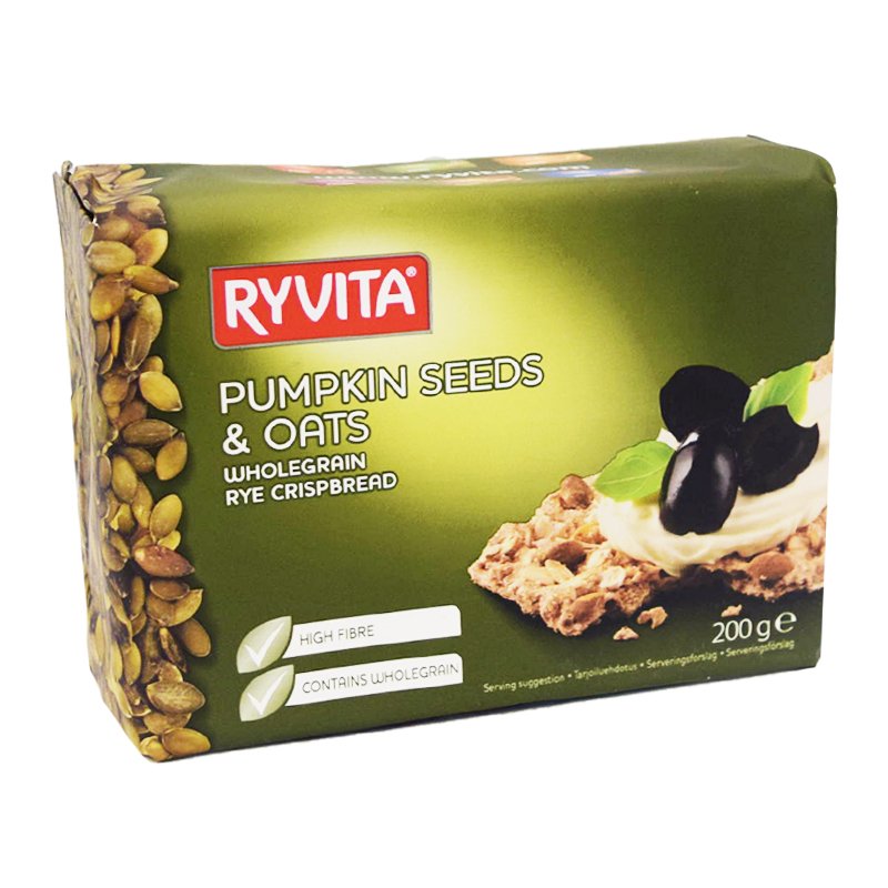 Näkkileipä Kurpitsansiemen & Kaura 200 g - 52% alennus