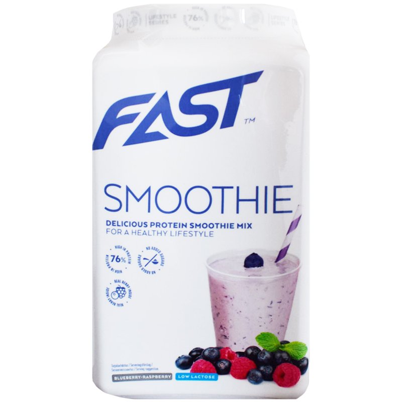 Proteiinismoothie "Blueberry & Rasberry" 500g - 81% alennus
