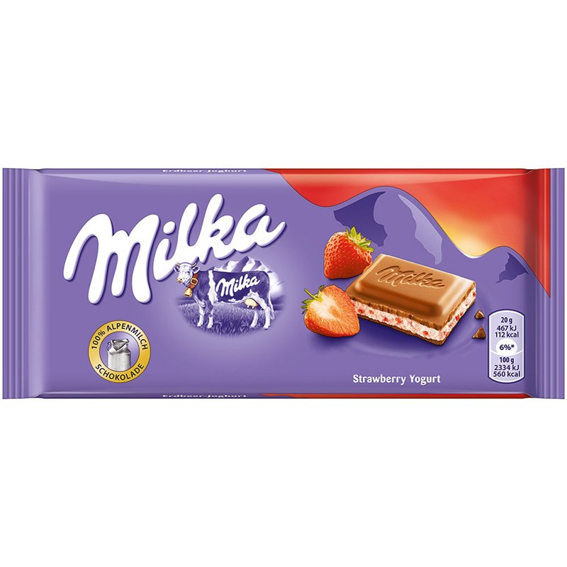 Maitosuklaa Mansikka & Jugurtti 100 g - 40% alennus