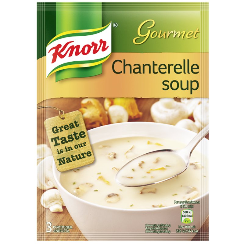 Kanttarelli ja Herkkusienikeitto 73g - 60% alennus