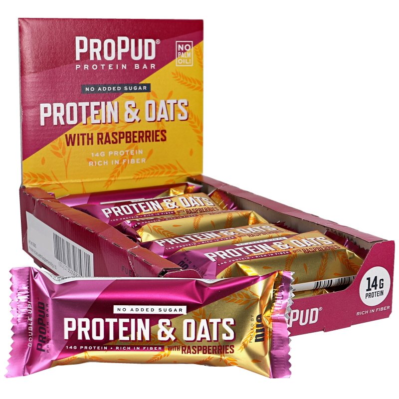 Proteiinipatukat Oats & Raspberries 10kpl - 35% alennus