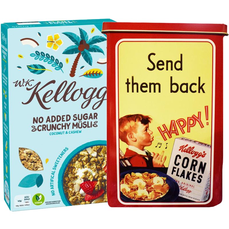 Kellogg's Mysli + Retro Säilytyspurkki - 93% alennus