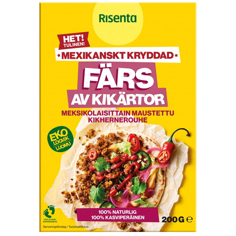 Luomu Tulinen Kikhernerouhe 200g - 31% alennus