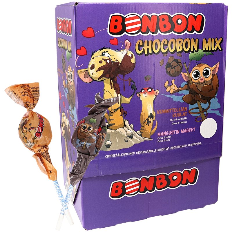 Bonbon Tikkarit Choco & Salmiakki 110kpl - 23% alennus