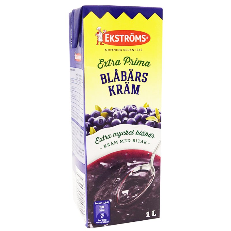 Mustikkakiisseli ”Extra Prima” 1l - 40% alennus