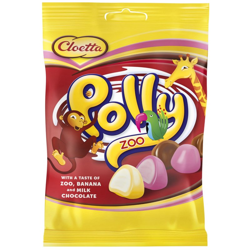 Karkkipussi "Polly Zoo" 150g - 20% alennus
