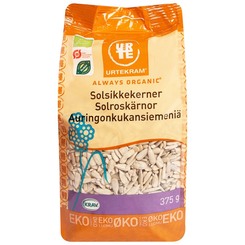 Luomu Auringonkukansiemenet - 26% alennus