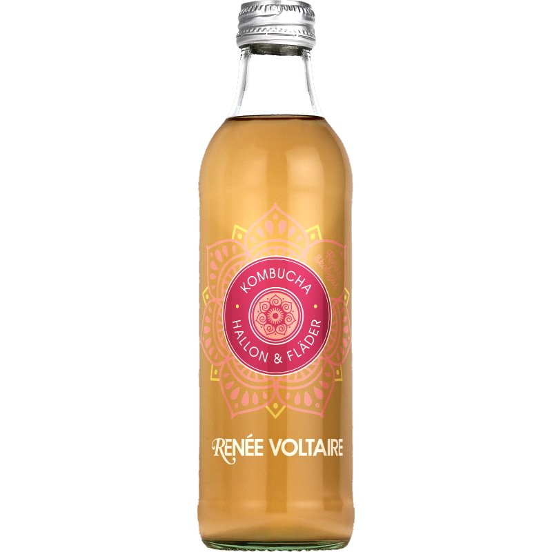 Luomu Kombucha "Vadelma & Seljankukka" 275ml - 33% alennus