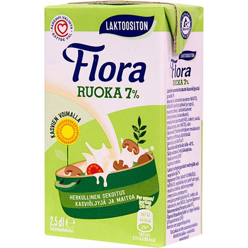 Ruokakerma Laktoositon 250ml - 85% alennus