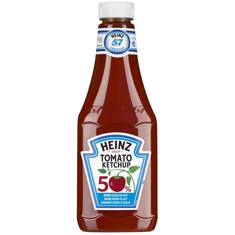 Ketsuppi Vähemmän Sokeria & Suolaa - 24% alennus