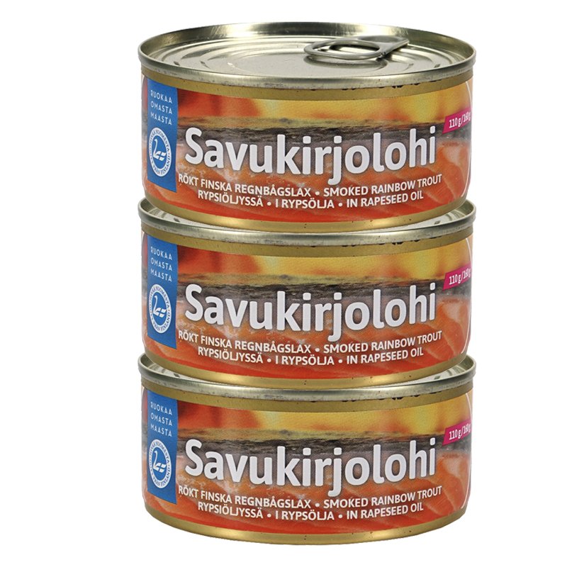 Savukirjolohi Rypsiöljyssä 3kpl - 40% alennus