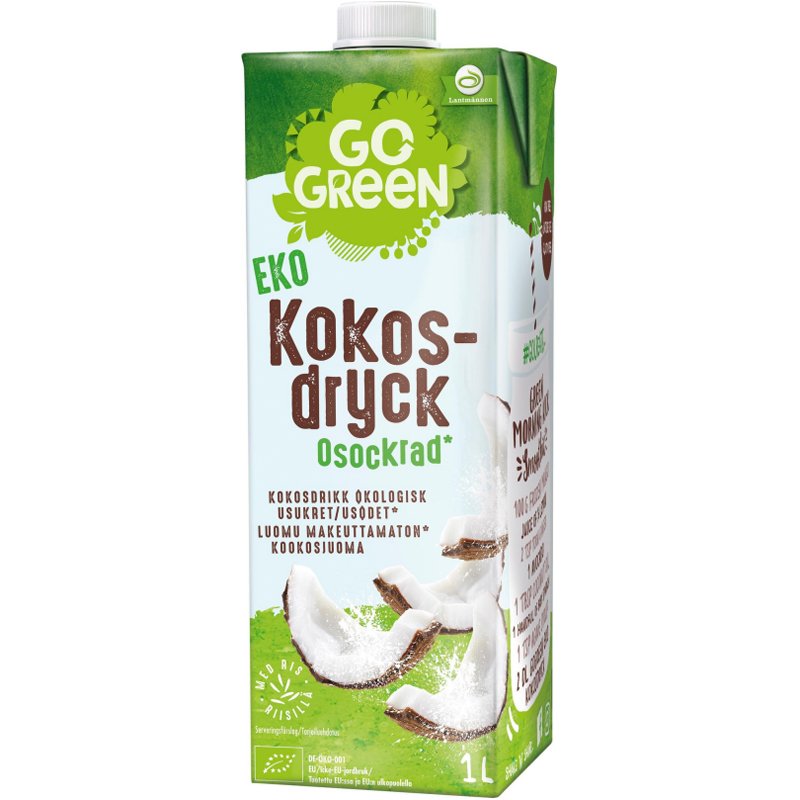 Luomu Kookosjuoma 1l - 50% alennus