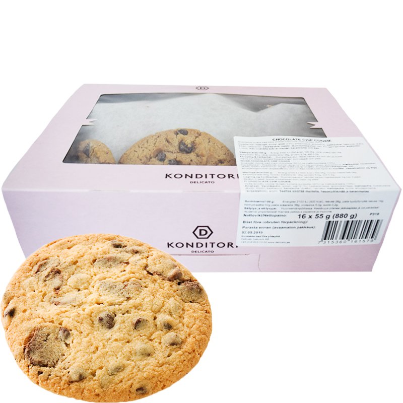 Keksit Chocolate Chip 16kpl - 23% alennus