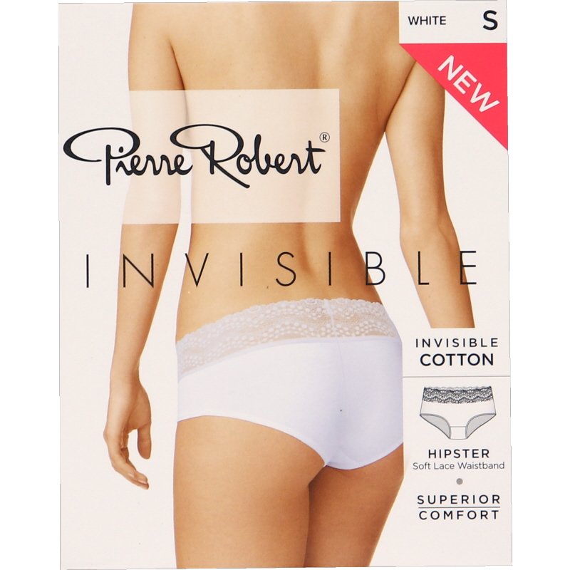Invisible Hipster Lace Alushousut Valkoinen Koko S - 77% alennus