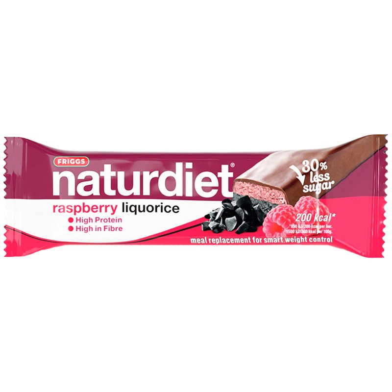Ateriankorvikepatukka "Raspberry Liquorice" 56 g - 44% alennus