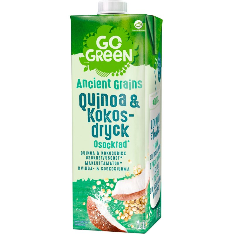 Kookosjuoma Kvinoa 1l - 75% alennus