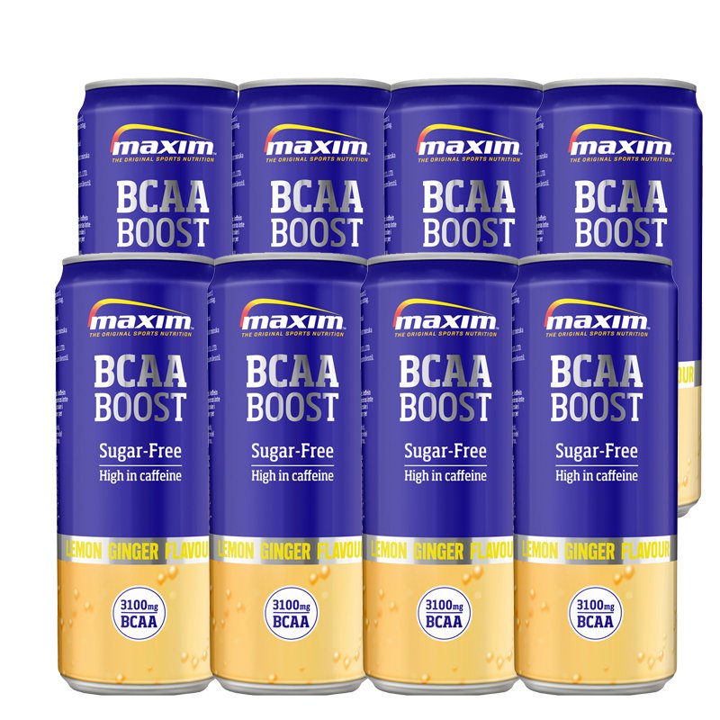 Urheilujuomat BCAA Boost Sitruuna & Inkivääri 8kpl - 28% alennus