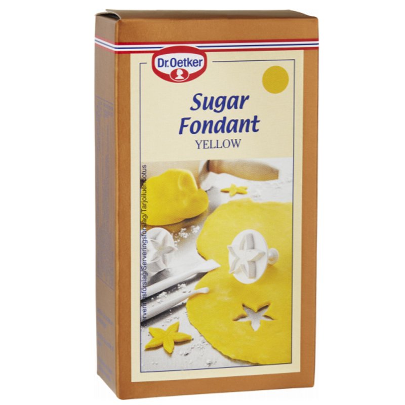 Sokerimassa Keltainen 250g - 67% alennus