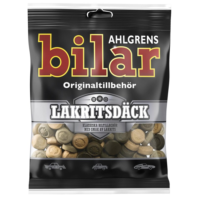 Ahlgrenin Autot Lakritsdäck - 34% alennus