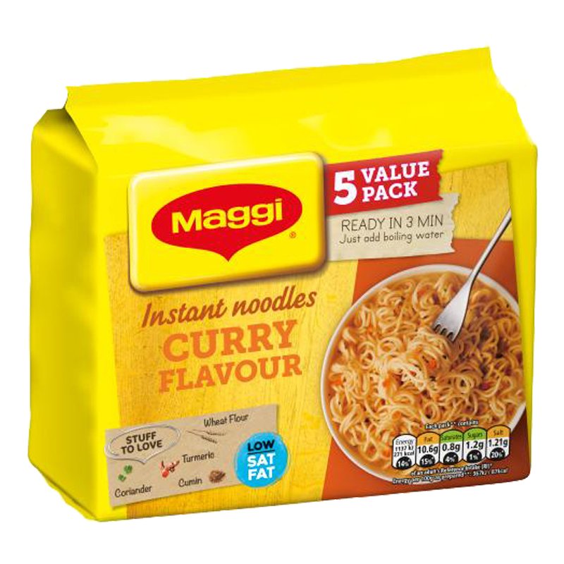 Nuudelit Curry 5kpl - 24% alennus