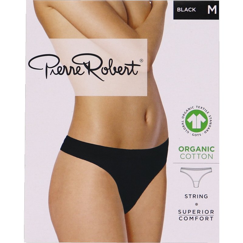 Cotton String Alushousut Musta Koko M - 77% alennus