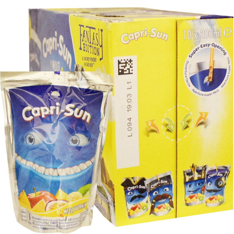 Mehu "Capri-Sun Multivitamin" 10 x 200 ml - 20% alennus