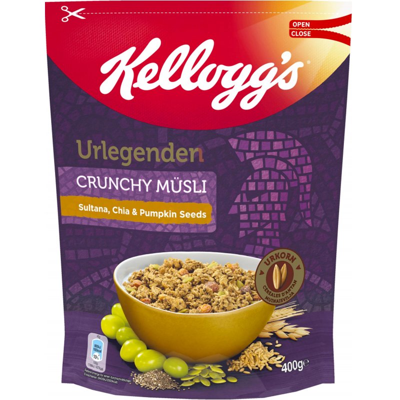 Mysli "Sultana, Chia & Pumkin Seeds" 400g - 57% alennus