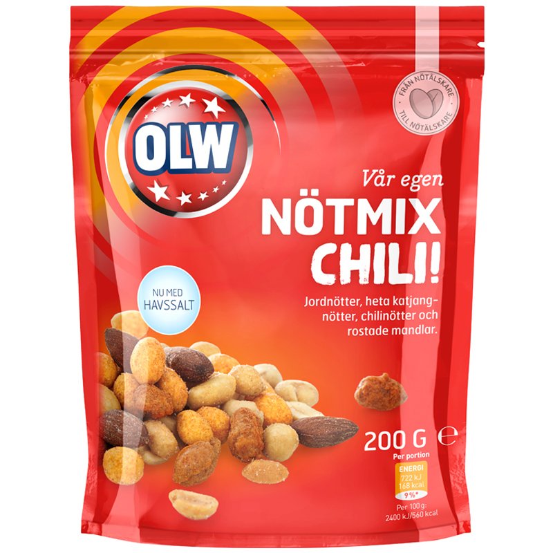 Chilipähkinäsekoitus 200g - 50% alennus