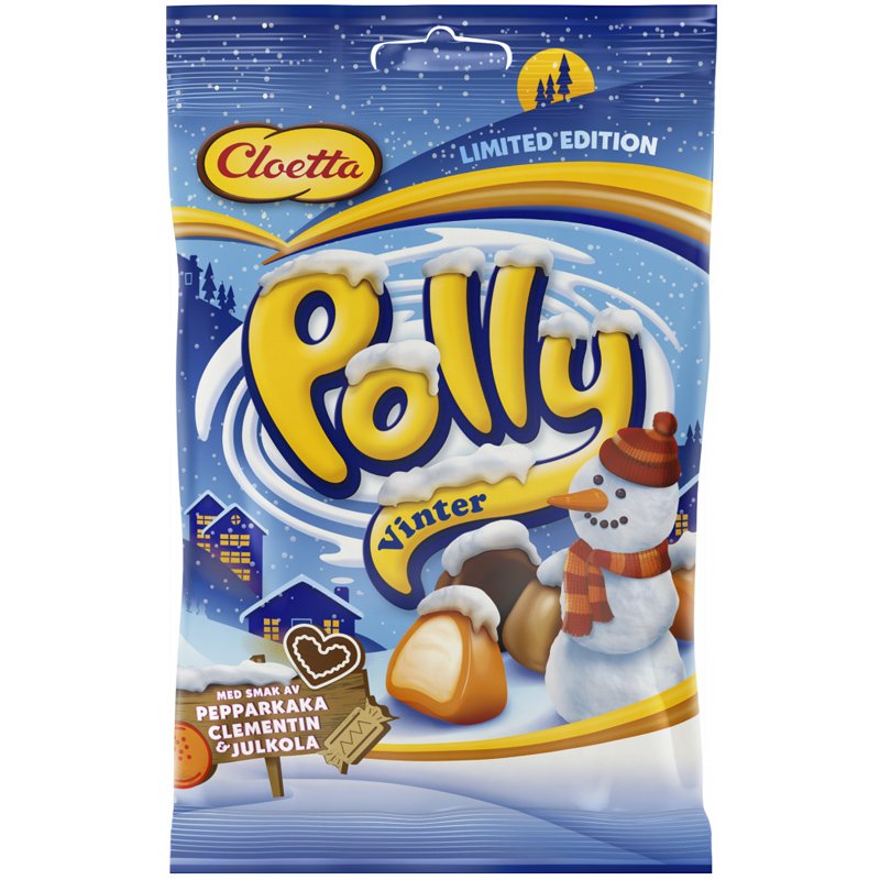 Vaahtokarkkirakeita "Polly Vinter" 100g - 50% alennus