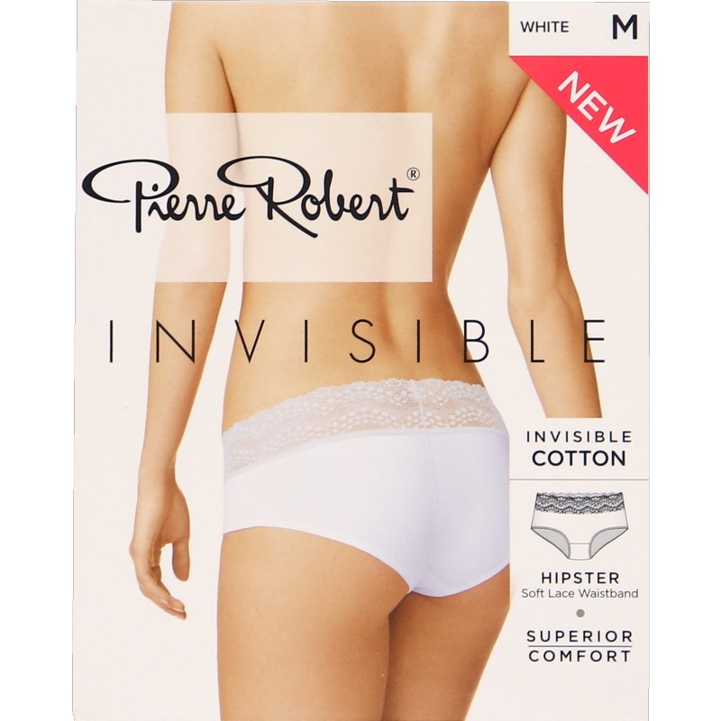 Invisible Hipster Lace Alushousut Valkoinen Koko M - 77% alennus