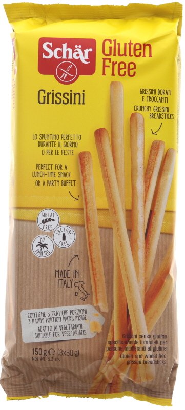 Grissini Gluteeniton 150g - 63% alennus