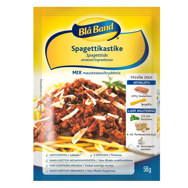 Spagettikastike Mausteseos - 36% alennus