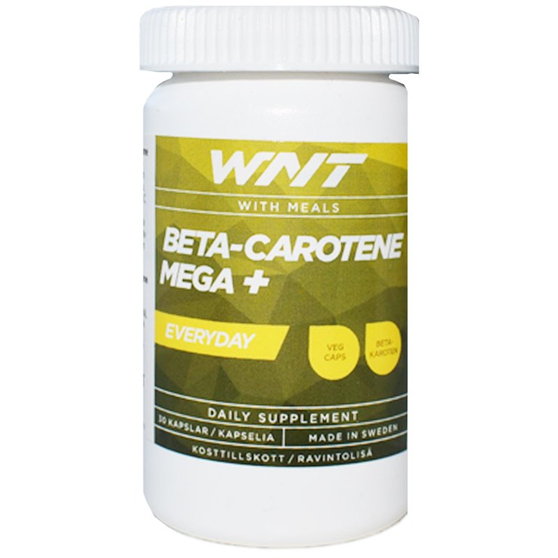 Ravintolisä "Beta-Carotene Mega+" 30-pack - 43% alennus