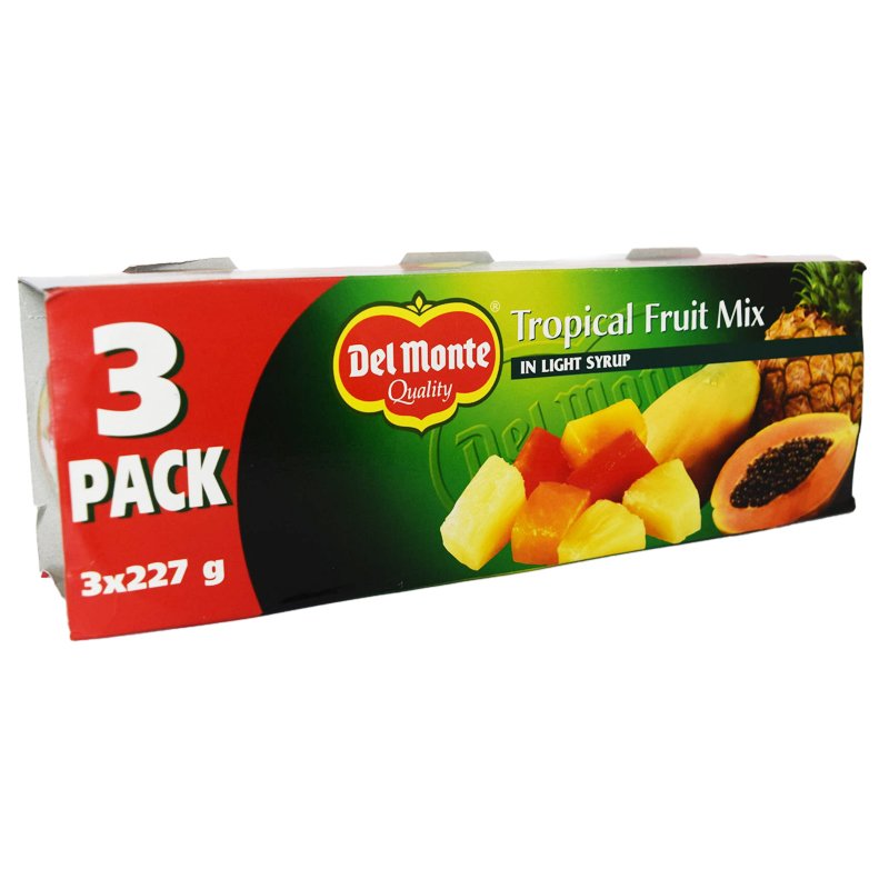 Trooppiset Hedelmät Sokeriliemessä 3 x 140g - 22% alennus