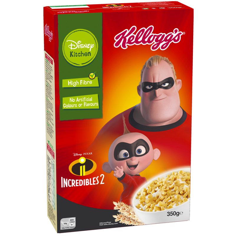 Aamiaismurot "Incredibles 2" 350g - 47% alennus