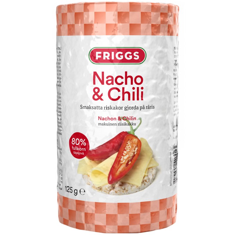 Riisikakut Nacho Chili - 27% alennus