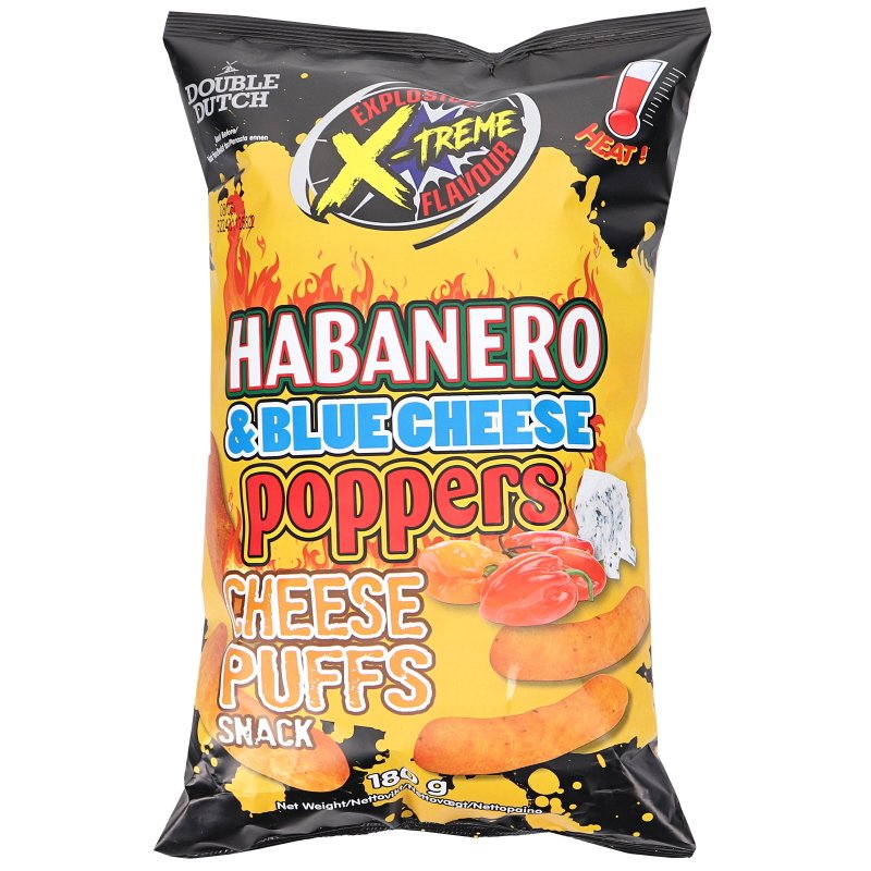 Juustonaksut Habanero & Blue Cheese - 66% alennus